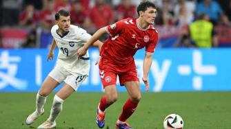 2024年06月26日 第二出线！丹麦0-0塞尔维亚取3连平 丹麦将战德国 塞尔维亚出局
